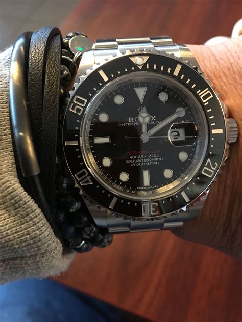 rolex sea dweller 2017 on wrist